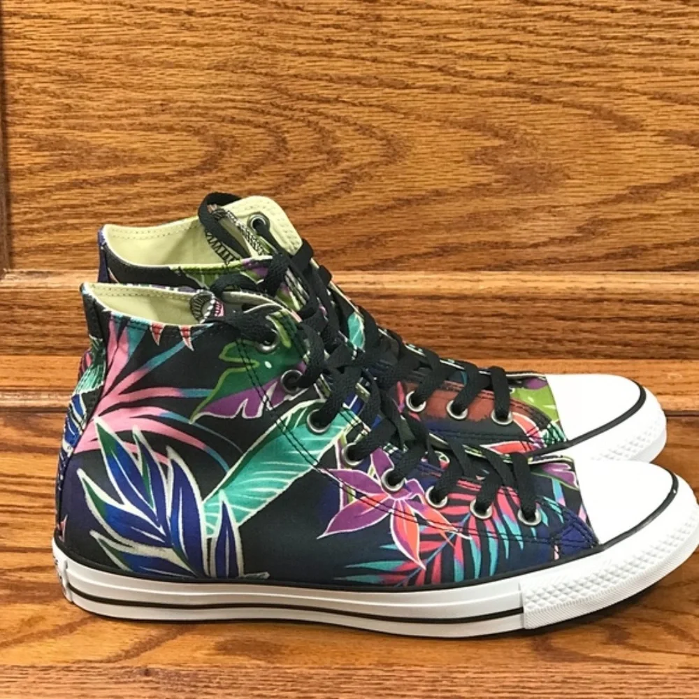 Converse CTAS Hi Fuchsia Glow Menta‎ White Shoes